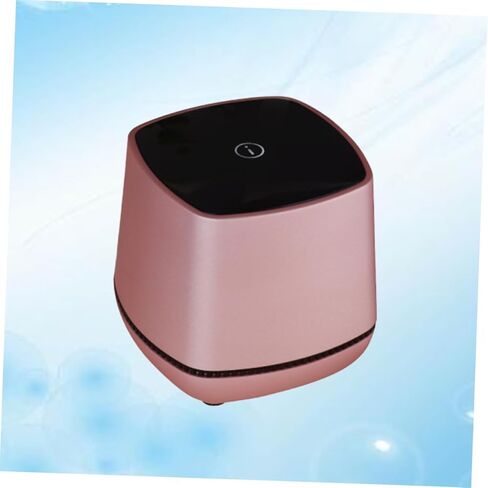 Portable USB Computer Speakers Rose Gold Mini Desktop Bass Sound Speaker with Volume Control Compact Stereo for Home Office Use in Kuwait