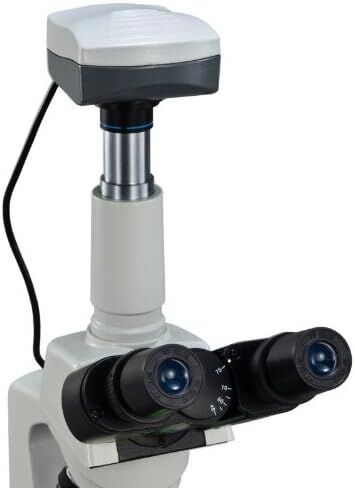 OMAX 40X-2000X Trinocular Phase Contrast Compound Microscope with Interchangable Phase Contrast Kit and 9.0MP USB Camera in Saudi Arabia