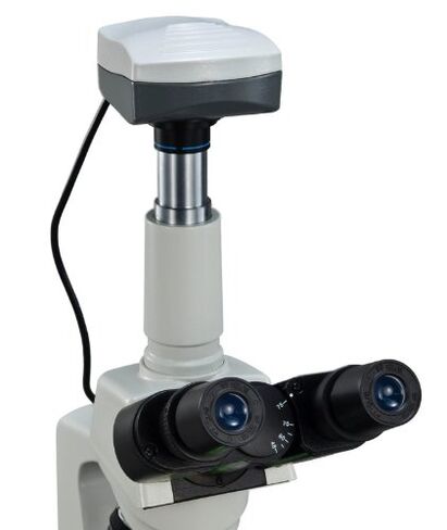 OMAX 40X-2000X Trinocular Phase Contrast Compound Microscope with Turret Phase Contrast Kit and 5.0MP USB Camera in Saudi Arabia