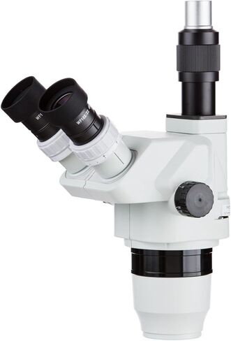 AmScope ZM2180T Trinocular Stereo Microscope Head, EW10x and EW20x Eyepieces, 2X-180X Zoom Magnification, 0.67X-4.5X Zoom Objective, Includes 0.3x and 2.0x Barlow Lenses in Saudi Arabia