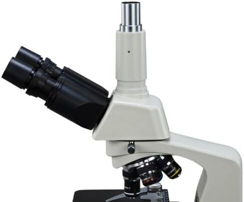 OMAX 40X-2000X LED Darkfield Trinocular Compound Microscope with 30 Degree Siedentopf Viewing Head and Extra Bright Oil Darkfield Condenser and 5.0MP USB Camera in Saudi Arabia