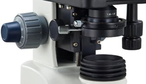 OMAX 40X-2000X LED Darkfield Trinocular Compound Microscope with 30 Degree Siedentopf Viewing Head and Extra Bright Oil Darkfield Condenser and 5.0MP USB Camera in Saudi Arabia