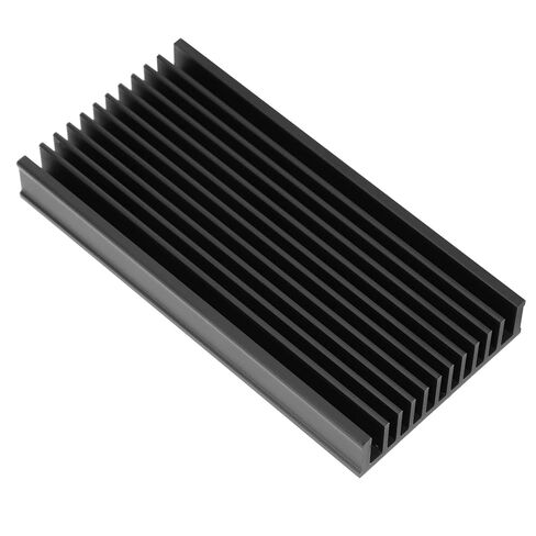 Generic 4 قطعة Q50x12.7x100 الألومنيوم بالوعة الحرارة برودة رقاقة زعنفة التبريد لشريحة لوحة دوائر كهربائية in Kuwait