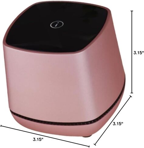 Portable Mini USB Computer Speakers with Bass Sound Compact Rose Gold Desktop Audio for Laptop Phone Home Office Small Wired Sound System with Volume Control in Saudi Arabia