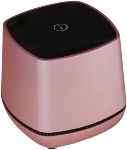 NUOBESTY Portable Mini USB Computer Speakers for Desktop and Laptop Rose Gold Small Wired Speaker with Bass Sound Compact Stereo Music Player with Volume Saving Design for Use in Saudi Arabia