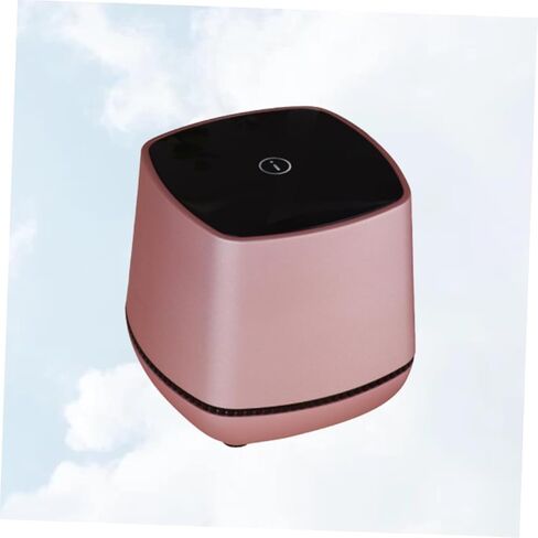 NUOBESTY Portable Mini USB Computer Speakers for Desktop and Laptop Rose Gold Small Wired Speaker with Bass Sound Compact Stereo Music Player with Volume Saving Design for Use in Saudi Arabia