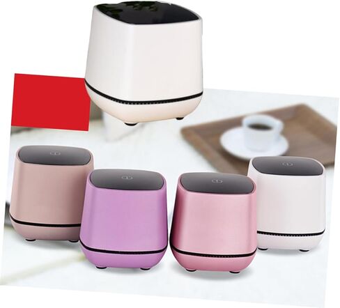 NUOBESTY Portable Mini USB Computer Speakers for Desktop and Laptop Rose Gold Small Wired Speaker with Bass Sound Compact Stereo Music Player with Volume Saving Design for Use in Saudi Arabia