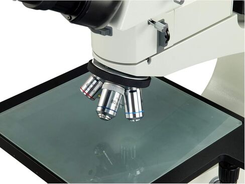 OMAX 40X-400X Plan Trinocualr Inspection Microscope with Super Large Mechanical Stage in Saudi Arabia