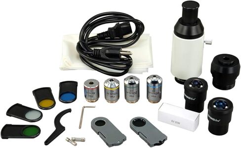 OMAX 40X-400X Plan Trinocualr Inspection Microscope with Super Large Mechanical Stage in Saudi Arabia