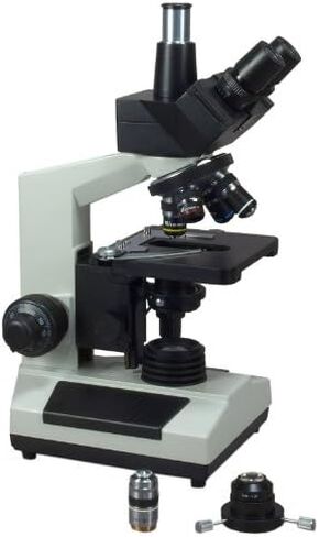 OMAX 40X-1600X Lab Trinocular Darkfield Biological Compound Microscope Extra Bright Oil Darkfield Condenser in Saudi Arabia