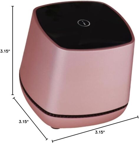 سماعات كمبيوتر صغيرة تعمل بمنفذ USB من Angoily، صوت جهير لسطح المكتب والكمبيوتر المحمول، تصميم مضغوط بلمسة نهائية ذهبية وردية in Kuwait