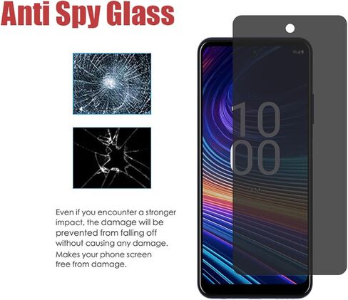 Privacy Screen Protector for Boost Mobile Celero 5G+ 2024 6.7" - [2-Pack] Anti-spy Anti-peeping Anti-Scratch Tempered Glass for Boost Celero 5G+ 2024 in Saudi Arabia