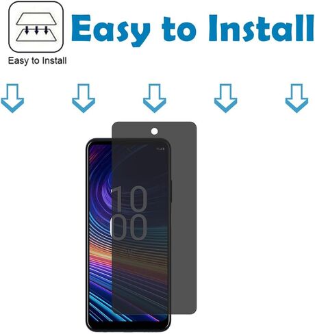 Privacy Screen Protector for Boost Mobile Celero 5G+ 2024 6.7" - [2-Pack] Anti-spy Anti-peeping Anti-Scratch Tempered Glass for Boost Celero 5G+ 2024 in Saudi Arabia