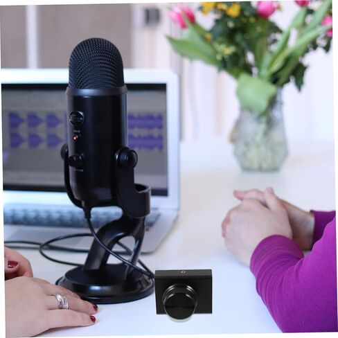 USB Volume Controller Knob for PC Multimedia Volume Adjuster with Mute Compatible with Windows Easy Plug Play in Saudi Arabia