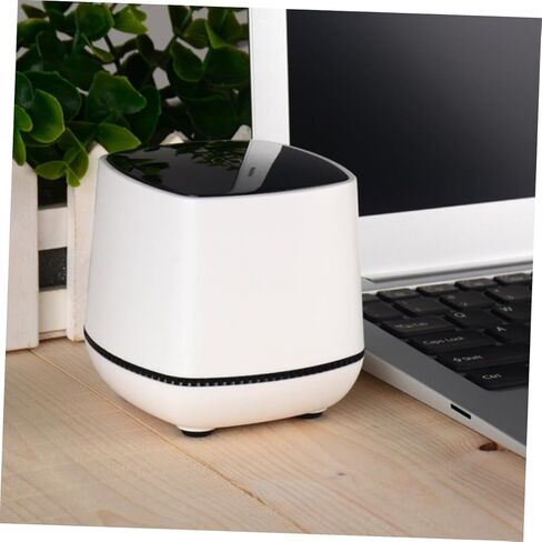 Portable USB Powered Mini Bass Sound Speaker for Desktop Wired Compact Music Player for Use Stylish White Design in Saudi Arabia