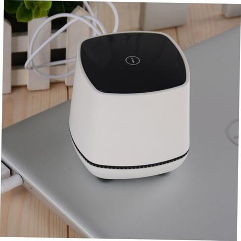 Portable USB Powered Mini Bass Sound Speaker for Desktop Wired Compact Music Player for Use Stylish White Design in Saudi Arabia