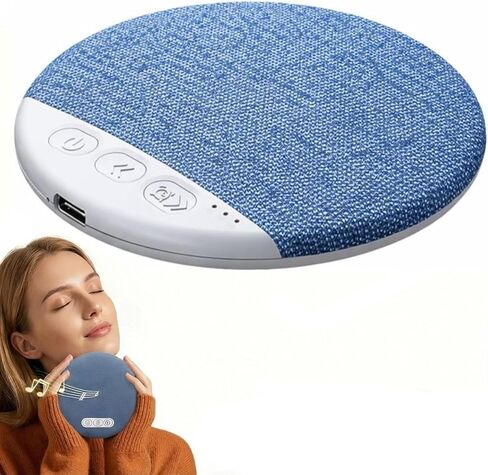 Pillow Speakers for Sleeping，Under Pillow Speaker with White Noise Timer, Mini Bone Conduction Sleep Aid with Stereo Bass (Blue) in Saudi Arabia