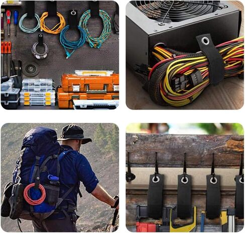 4 Pack Cord Storage Straps, Extension Cord Organizer, Heavy DutyStorage Straps for Garage Wall Organization,M in Saudi Arabia