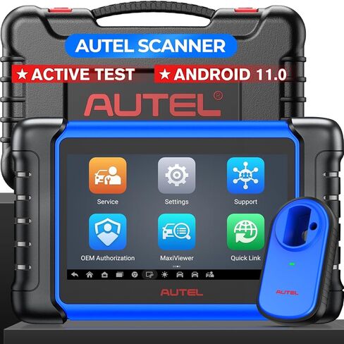 أداة المسح التشخيصي للسيارات Autel MaxiIM IM508S، 2026 تشخيص النظام الكامل، 3000+ اختبار ثنائي الاتجاه، 40+ إعادة تعيين، Android 11، 4-Core، 4/64G، FCA AutoAuth، ترقية MK808S MK808 MK900 in Kuwait