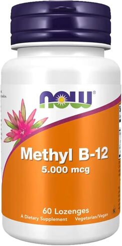 Methyl B-12 5000 mcg - 60 Lozenges by NOW in Saudi Arabia