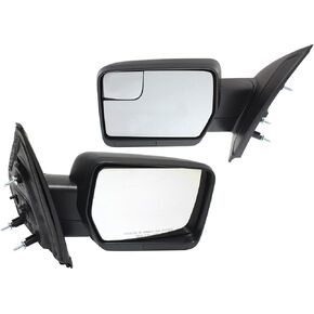 Kool Vue Passenger Side Power Mirror for Ford F-150 2009-2014, Car Vanity Mirror Without Signal Light, Blind Spot Monitor, Memory & Puddle Lamp, Textured in Saudi Arabia