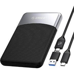 ORICO SSD خارجي بسعة 512 جيجابايت مع كابل USB C 2 في 1، محرك أقراص الحالة الصلبة المحمول USB 3.2 Gen 1 يصل إلى 460 ميجابايت/ثانية، مقاومة للغبار والسقوط، تخزين موثوق للهواتف الذكية USB-C، الكمبيوتر الشخصي، الكمبيوتر اللوحي، الكمبيوتر المحمول - M25PRO in Kuwait