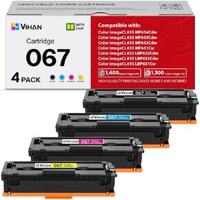 067H Black Toner Cartridge 1 Pack Replacement for Canon 067 067H Black imageCLASS LBP633Cdw MF656Cdw LBP632Cdw MF653Cdw MF654Cdw Printer Ink (1 Pack) in Saudi Arabia