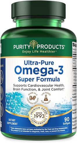 Purity Products - Ultra Pure Omega 3 Super Formula 90 Softgels in Saudi Arabia