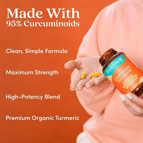 فورذر فود, كركم فاخر من الكركم فائق القوة، 500 ملغ، 60 كبسولة in Kuwait