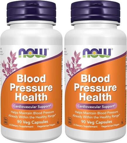 NOW Supplements, Blood Pressure Health with MegaNatural®-BP™, Cardiovascular Support*, 90 Veg Capsules in Saudi Arabia