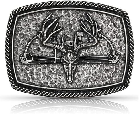 Montana Silversmiths Majestic Valor Buffalo Figure Two-Tone Western Belt Buckle in Saudi Arabia