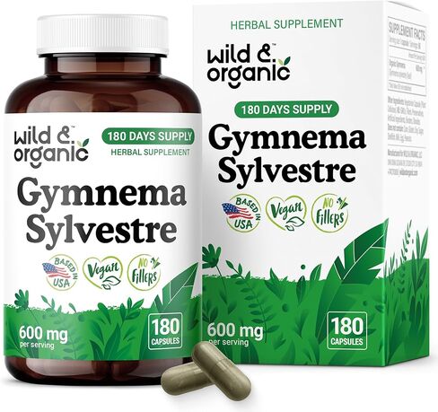 الكبسولات البرية والعضوية كبسولات سيلفستري 600 ملغ - الدعم العام - مكملات الجمنازيوم sylvestre - مسحوق أوراق Gurmar - 60 يومًا من الإمداد - نباتي ، بدون مواد حشو ، غير محددة القرار المحلي - 60 in Saudi Arabia