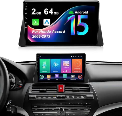 ستيريو راديو السيارة 8 Core 4G+64G لسيارة Honda Civic 2016-2021: ترقية Android 15 9 بوصة 1280 * 720 شاشة لمس لاسلكية CarPlay وAndroid Auto، Bluetooth، WiFi 6، GPS، FM، RDS، 36EQ، SWC، كاميرا احتياطية 1080P in Kuwait
