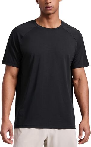 CRZ Yoga Mens Short Sleeve Mesh Procleout Dorts Lightweightible Running Thortic Training Tops Tops Tops in Saudi Arabia