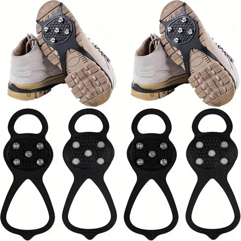 2pcs Anti-slip Clip Nails, Anti-cleats, Walking Traction Cleats, Mountaineering And Ice And Snow Equipment For Shoes in Saudi Arabia