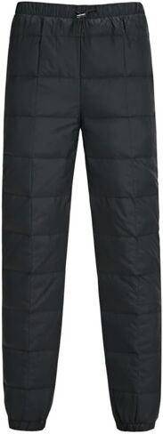 SYOKYO1980 Men's Winter Warm Packable Down Pants Compressor Snow Trousers Ski Puffer Pant in Saudi Arabia