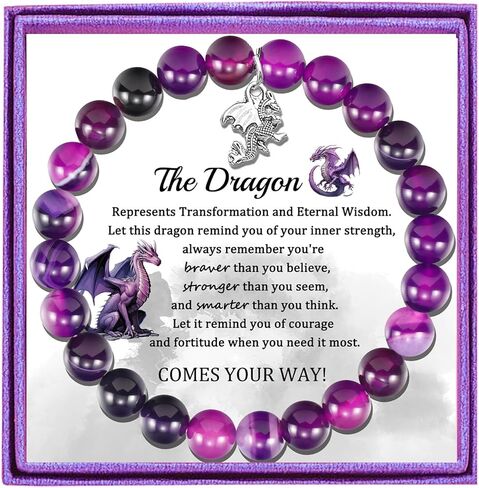 PARTNER Dragon Lover Gift Dragon Spirit Animal Gift Dragon Charm Jewelry Dragon Bracelet Jewelry Inspiration Gift for Friend in Saudi Arabia