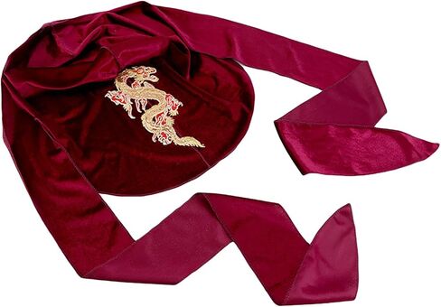 2Pcs Velvet Durag Wave Cap Bandanas Skull Cap Ribbon Strap Hip-hop Pirate Headwraps Men Women Doo Durag Headwear in Saudi Arabia