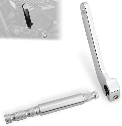 WOWTK Inner Shift Lever+Shaft,Shifter Shaft Lever+Gear Shift for Harley Touring 1983-2016 Electra Glide Road Glide Road King Street Glide FLT/FLHT,Replace for 33709-82A,33718-82B,Black in Saudi Arabia