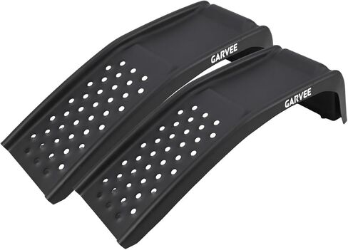 سعة 9 "رفع سيارة الصلب الصلب 8000 رطل ، 2000 رطل لكل منحدرات ، منحدرات الشاحنات الشاقة لإصلاح السيارات أو صيانة المركبات ، سلالم سيارة 2 حزمة ، أحمر in Kuwait