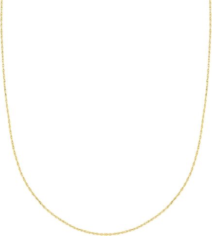 Ross-Simons 0.7mm 14kt Yellow Gold Rope-Chain Necklace in Saudi Arabia