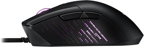 ASUS ROG Gladius III Wired Gaming Mouse, 19K Optical Sensor, 19,000 DPI, 6 Programmable Buttons, RGB Lighting, ROG Switch Socket Design, Swappable Switches, Ergonomic, Black in Saudi Arabia