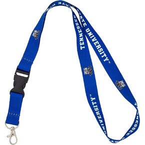 Desert Cactus Tennessee State University Lanyard Tigers Car Keys ID Badge Holder Keychains Detachable Breakaway Snap Buckle Lanyards (Blue)