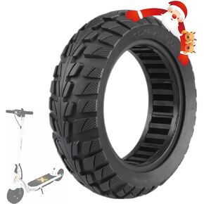 Solid Tire 10 Inch, 10x2.70-6.5 /10x2.75 solid tire 70/65-6.5 Scooter Tubeless Puncture-Proof Tire, Explosion-Proof Rubber Solid Tires, Shockproof Design, Super-Grip Wheels Replacement