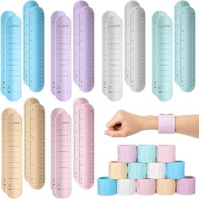 Gemscream 24 Pcs Silicone Memo Wrist Band Nurse Notepad Silicone Reminder Bracelet Waterproof Silicone Slap Bracelet Erasable Wearable to Do List Bracelet Nursing Supplies for Nurses Memo Wristband