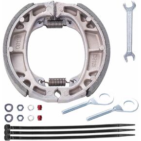 CIOM Brake PAD Shoe and 15mm Chain Adjuster Tensioner for 6.5 Hp 196cc MB165 MB200 BT200X CT200U Motorsports Mini Bike CRF70 TaoTao GY6 49cc 50cc Scooter Moped ATV