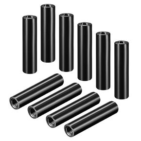 uxcell Round Aluminum Standoff Column Spacer M3x70mm,for RC Airplane,FPV Quadcopter,CNC,Black,10pcs