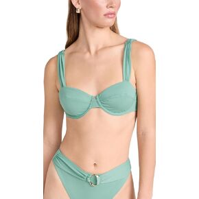 قطعة علوية بكيني نسائية من Riot Swim ذات سلك مزخرف بحلقة in Kuwait