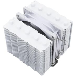 Thermalright Silver Soul 110 White CPU Cooler Dual Towers, 5 Heat Pipes, 110MM Hight, TL-B9W PWM Fan, Aluminium Heatsink Cover, AGHP Technology, for AMD AM4 AM5/Intel 1700/1150/1151/1200/2011