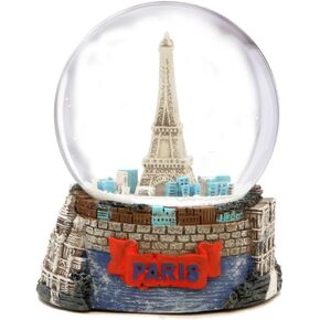 Mini Paris Effiel Tower Snow Globe 2.5 Inches